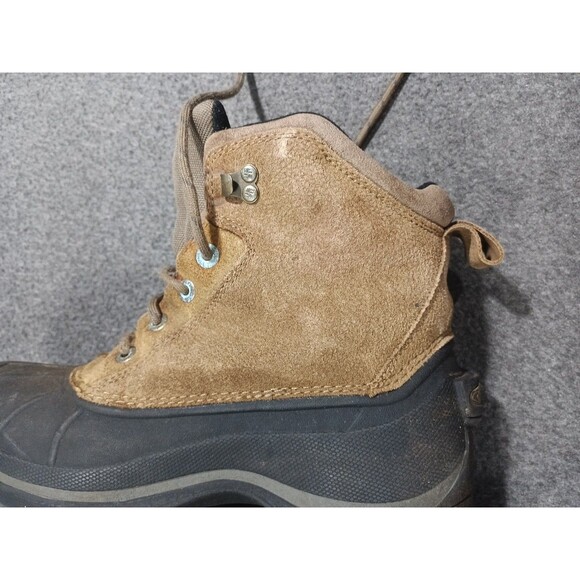 Columbia Hiking Duck Falmouth Boot Black Brown Leather Round Toe Men\'s Size 11 main image 10